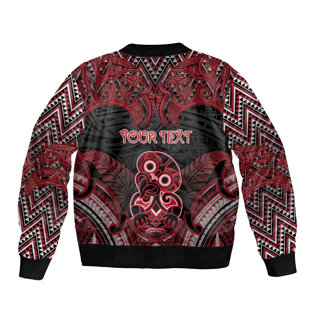 Personalised New Zealand Waitangi Day Bomber Jacket Te Tiriti O Waitangi 1840 - Polynesian Pride
