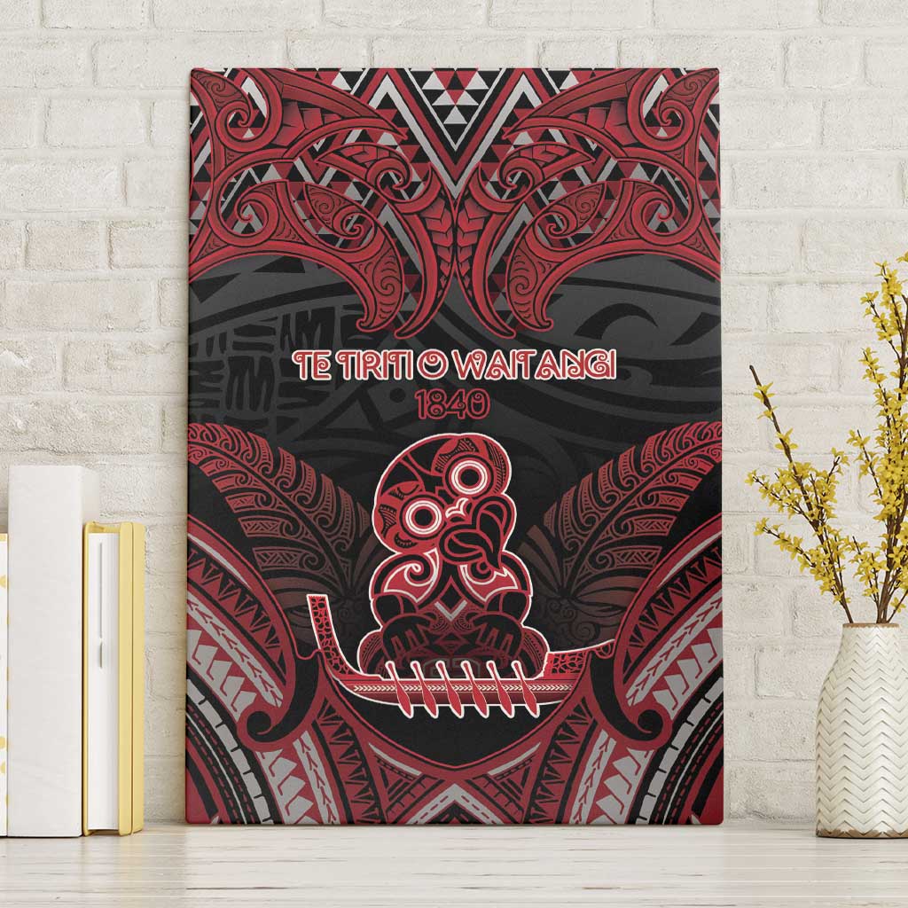 New Zealand Waitangi Day Canvas Wall Art Te Tiriti O Waitangi 1840 - Polynesian Pride