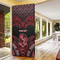 Personalised New Zealand Waitangi Day Door Cover Te Tiriti O Waitangi 1840 DT05 - Polynesian Pride