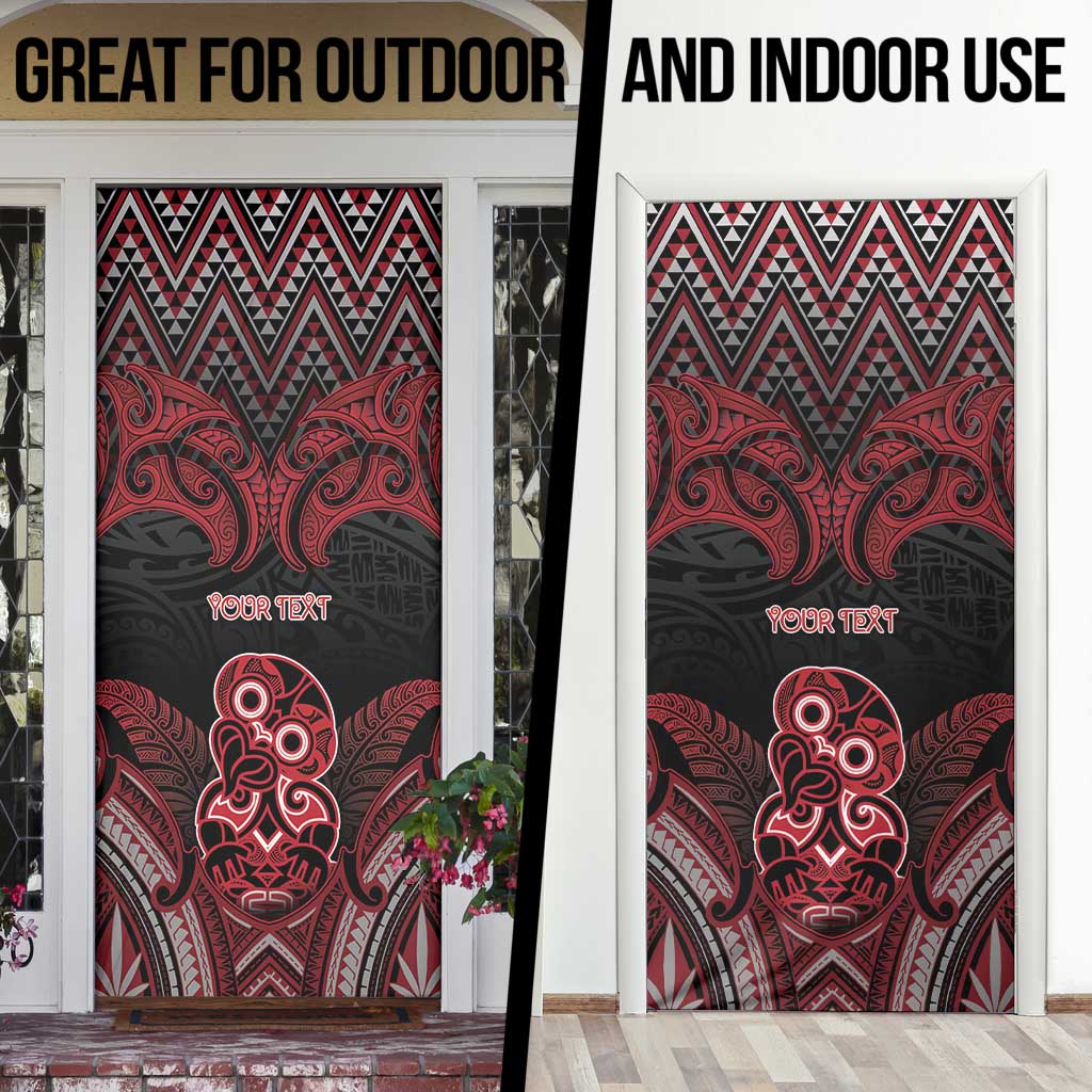 Personalised New Zealand Waitangi Day Door Cover Te Tiriti O Waitangi 1840 DT05 - Polynesian Pride