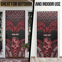 Personalised New Zealand Waitangi Day Door Cover Te Tiriti O Waitangi 1840 DT05 - Polynesian Pride