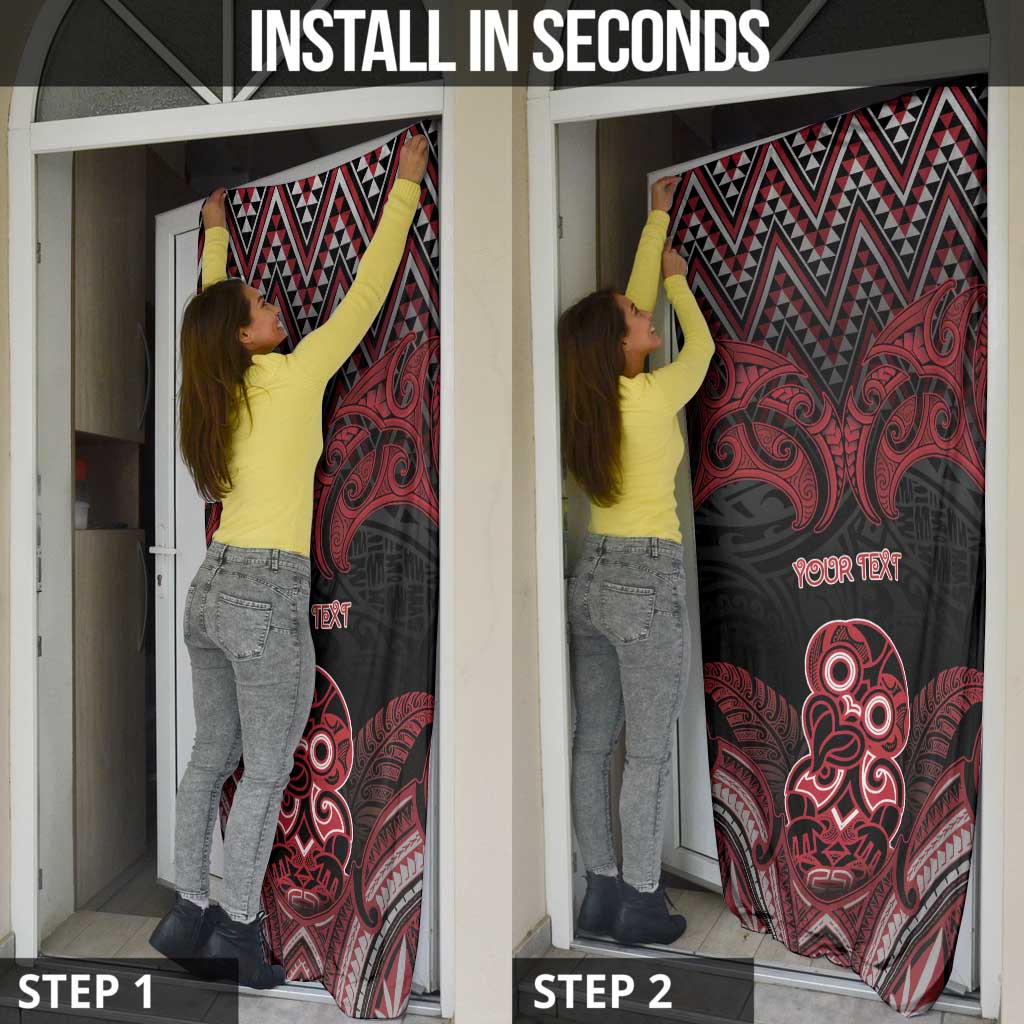 Personalised New Zealand Waitangi Day Door Cover Te Tiriti O Waitangi 1840 DT05 - Polynesian Pride