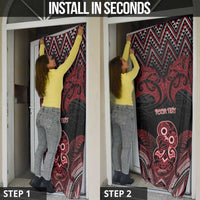 Personalised New Zealand Waitangi Day Door Cover Te Tiriti O Waitangi 1840 DT05 - Polynesian Pride