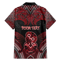 Personalised New Zealand Waitangi Day Family Matching Tank Maxi Dress and Hawaiian Shirt Te Tiriti O Waitangi 1840 - Polynesian Pride