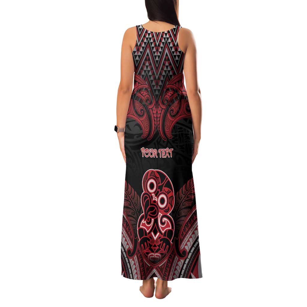 Personalised New Zealand Waitangi Day Family Matching Tank Maxi Dress and Hawaiian Shirt Te Tiriti O Waitangi 1840 - Polynesian Pride