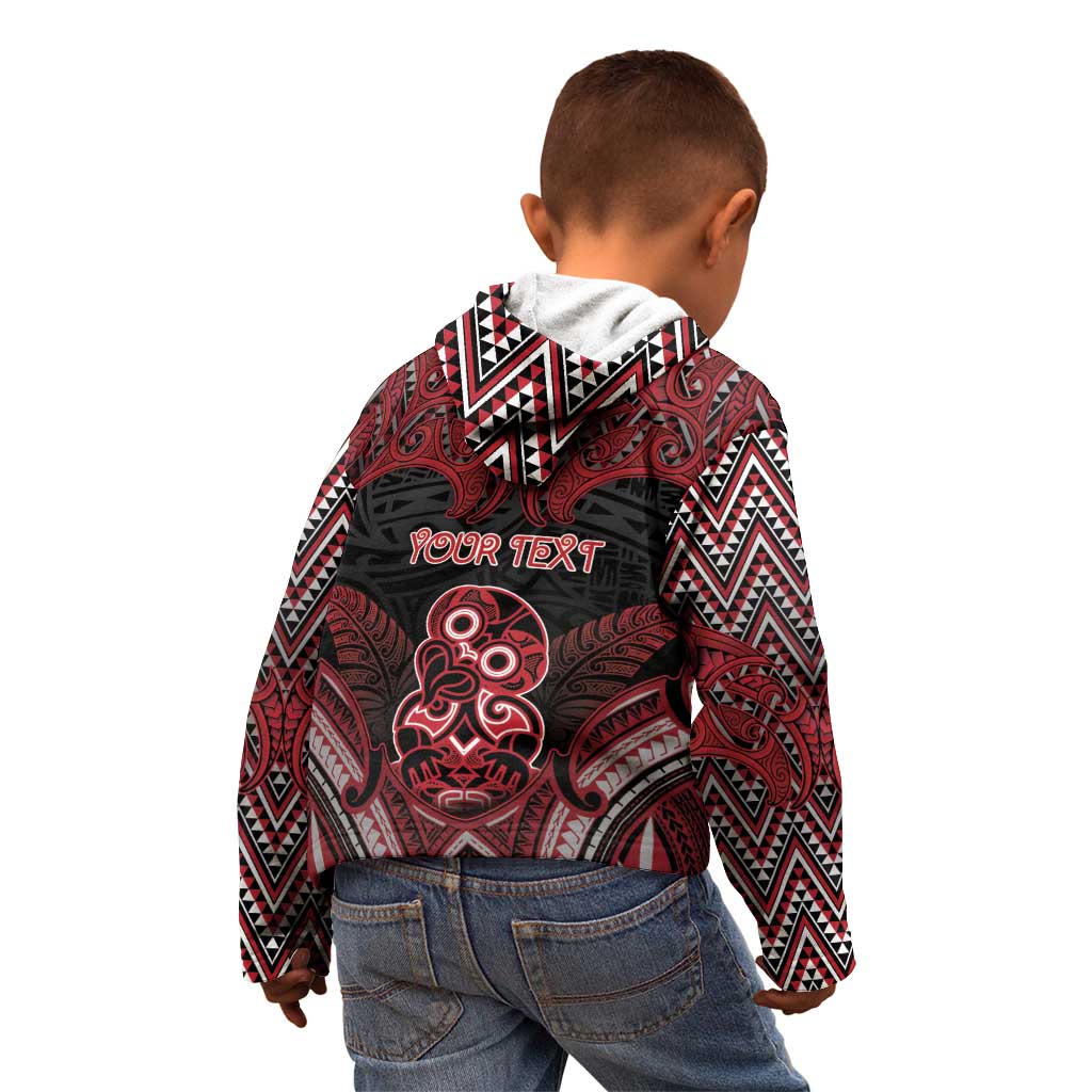 Personalised New Zealand Waitangi Day Kid Hoodie Te Tiriti O Waitangi 1840 - Polynesian Pride
