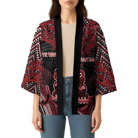 Personalised New Zealand Waitangi Day Kimono Te Tiriti O Waitangi 1840 - Polynesian Pride