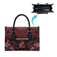 New Zealand Waitangi Day Leather Bag Te Tiriti O Waitangi 1840 DT05 - Polynesian Pride