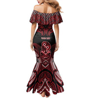 Personalised New Zealand Waitangi Day Mermaid Dress Te Tiriti O Waitangi 1840 DT05 - Polynesian Pride