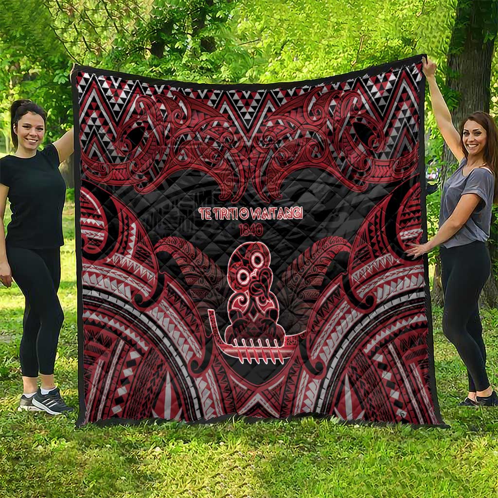 New Zealand Waitangi Day Quilt Te Tiriti O Waitangi 1840 DT05 - Polynesian Pride