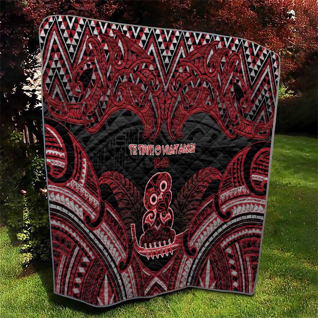 New Zealand Waitangi Day Quilt Te Tiriti O Waitangi 1840 DT05 - Polynesian Pride