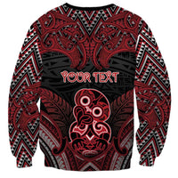 Personalised New Zealand Waitangi Day Sweatshirt Te Tiriti O Waitangi 1840 DT05 - Polynesian Pride