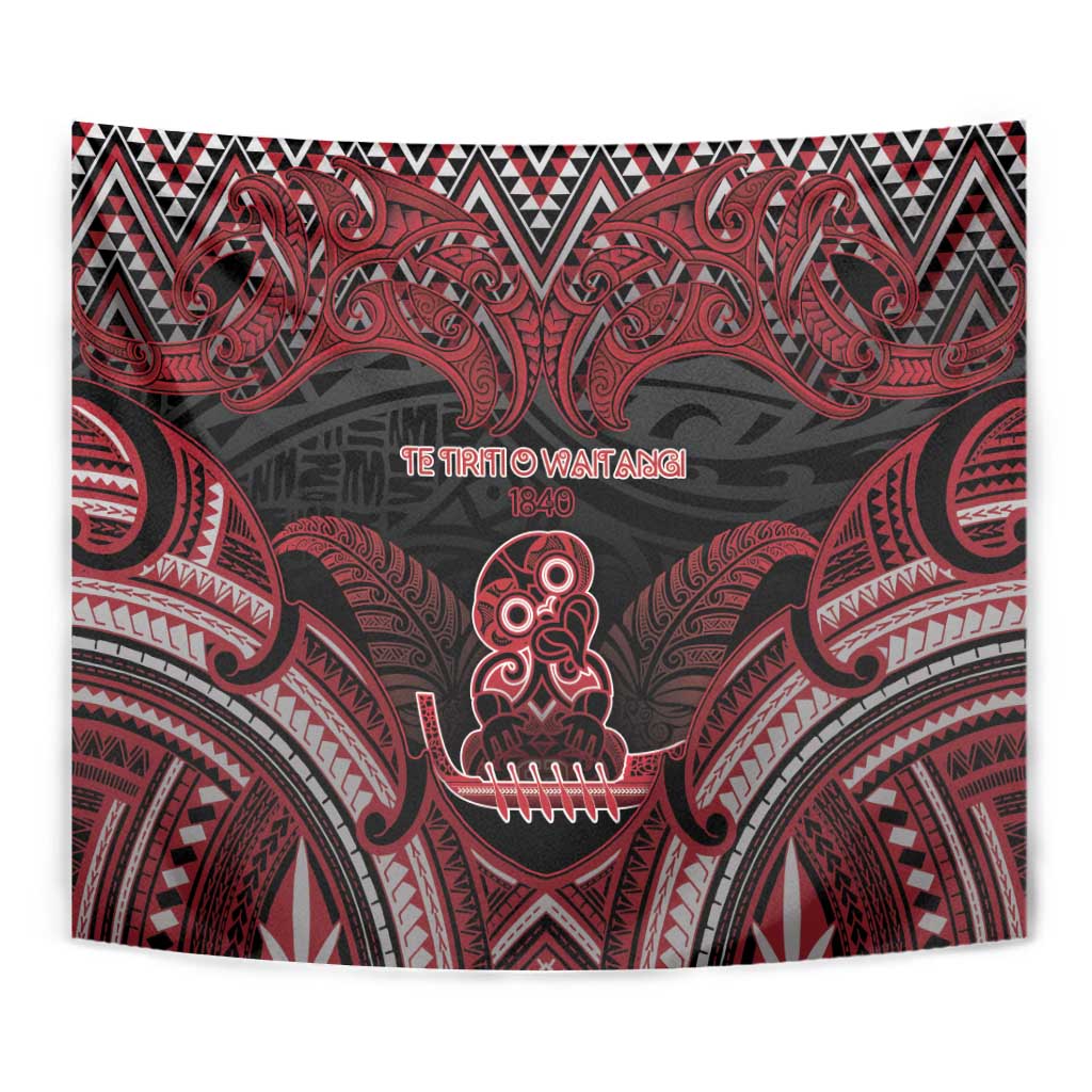 New Zealand Waitangi Day Tapestry Te Tiriti O Waitangi 1840 - Polynesian Pride