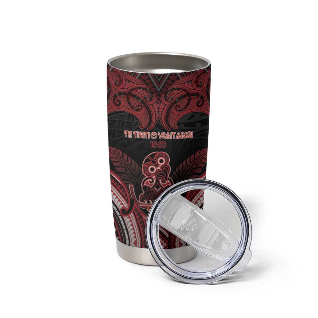 Personalised New Zealand Waitangi Day Tumbler Cup Te Tiriti O Waitangi 1840 DT05 - Polynesian Pride