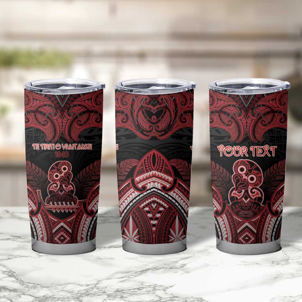 Personalised New Zealand Waitangi Day Tumbler Cup Te Tiriti O Waitangi 1840 DT05 - Polynesian Pride
