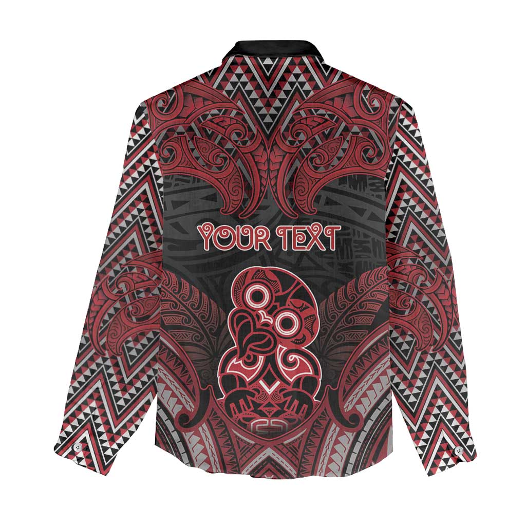 Personalised New Zealand Waitangi Day Women Casual Shirt Te Tiriti O Waitangi 1840 - Polynesian Pride