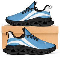 Federated States Of Micronesia Clunky Sneakers Flag-Inspired Curve Style