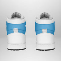 Fiji High Sneakers AJ1 Coat Of Arms Flag Inspired