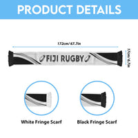 Fiji Tapa Rugby Ruffneck Scarf Go Flying Fijians LT14 - Polynesian Pride