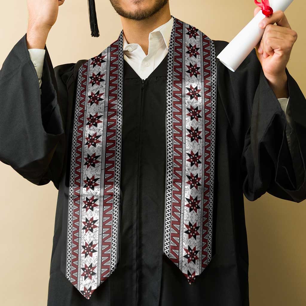 Fijian Masi Pattern Special Graduation Stole