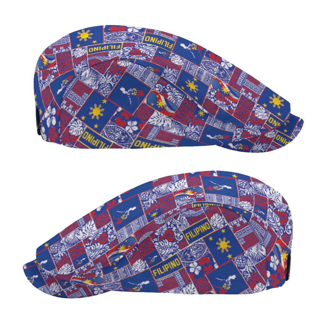 Filipino Maligayang Pasko Jeff Hat Pacific Patchwork Xmas Vibes LT9 - Polynesian Pride