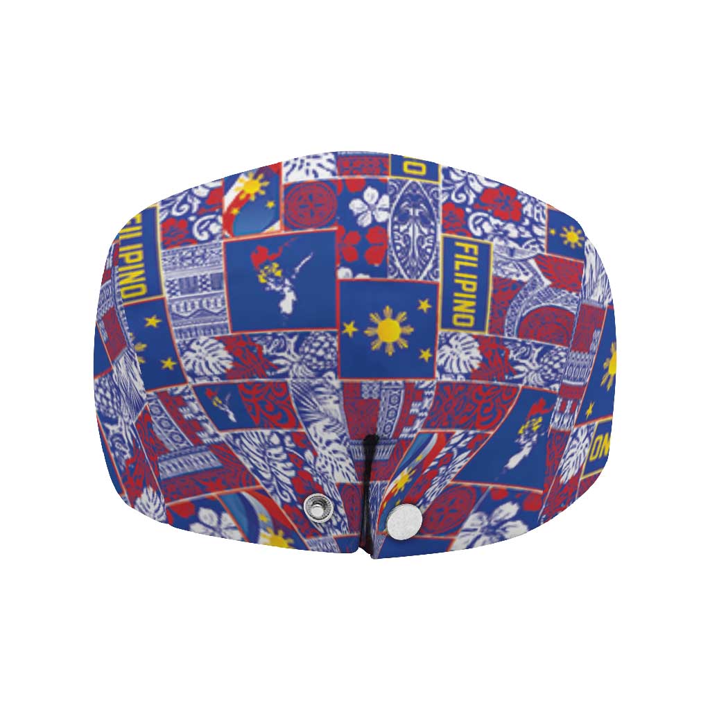 Filipino Maligayang Pasko Jeff Hat Pacific Patchwork Xmas Vibes LT9 - Polynesian Pride