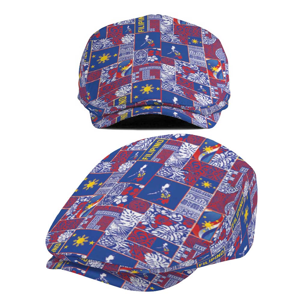 Filipino Maligayang Pasko Jeff Hat Pacific Patchwork Xmas Vibes LT9 - Polynesian Pride
