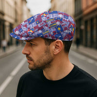 Filipino Maligayang Pasko Jeff Hat Pacific Patchwork Xmas Vibes LT9 - Polynesian Pride