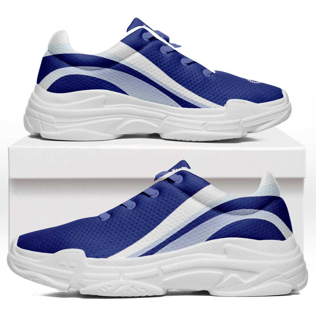 FSM Chuuk Chunky Sneakers Flag-Inspired Curve Style