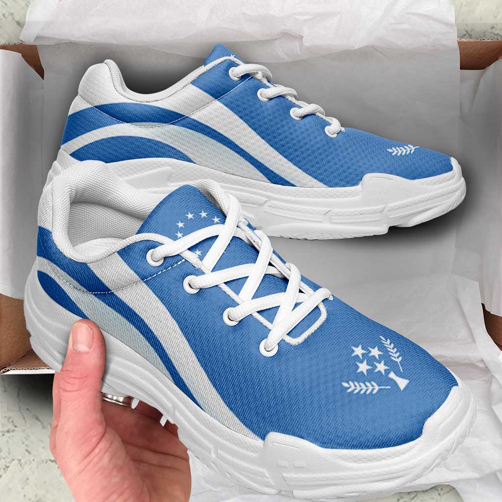 FSM Kosrae Chunky Sneakers Flag-Inspired Curve Style