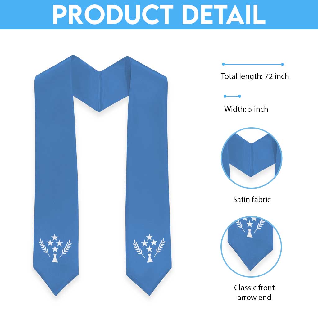FSM Kosrae Graduation Stole Flag Style