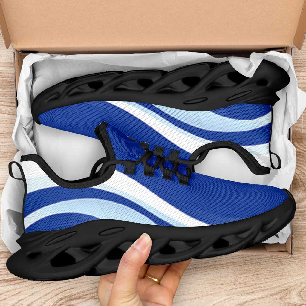 FSM Pohnpei Clunky Sneakers Flag-Inspired Curve Style