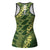 Green Aloha Hawaii Hollow Tank Top Hawaiian Kakau Ohia Lehua Lei - Polynesian Pride