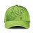 Green Gradient Polynesia Classic Cap Hawaiian Tribal Hammerhead Shark Tattoo LT14