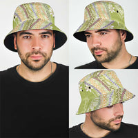 Green Palaka Hawaii Leis Bucket Hat Hawaiian-plaid Elegant Tropical Vibes LT14 - Polynesian Pride