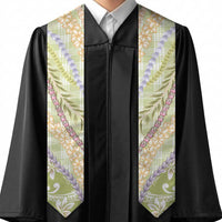 Green Palaka Hawaii Leis Graduation Stole Hawaiian-plaid Elegant Tropical Vibes LT14 - Polynesian Pride