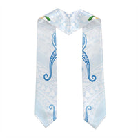 Guam Chamorro Graduation Stole Guasali Flowers Curves Style