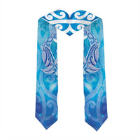 Hammerhead Shark Tattoo New Zealand Graduation Stole Maori Galaxy Mangopare Pattern LT14 - Polynesian Pride