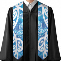 Hammerhead Shark Tattoo New Zealand Graduation Stole Maori Galaxy Mangopare Pattern LT14 - Polynesian Pride