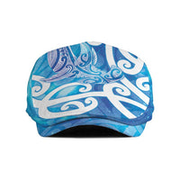 Hammerhead Shark Tattoo New Zealand Jeff Hat Maori Galaxy Mangopare Pattern LT14 Turquoise - Polynesian Pride