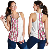 Hawaii Aalii Lei Women Racerback Tank Aalii Ku Makani