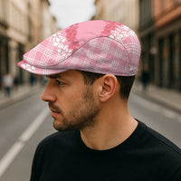 Hawaii Aloha Plumeria Lei Pink Palaka Jeff Hat - Polynesian Pride