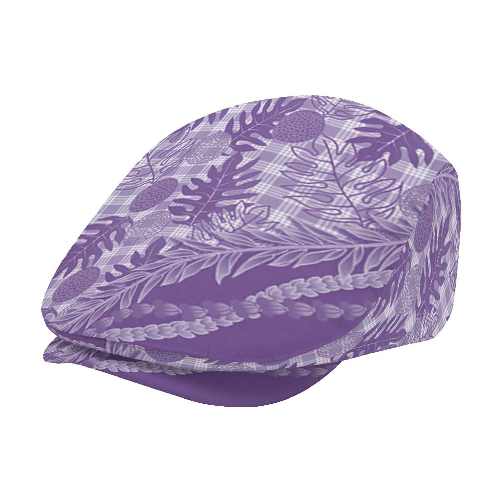 Hawaii Breadfruit Palaka Jeff Hat Poni Maile Lei - Polynesian Pride