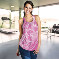 Hawaii Breadfruit Palaka Women Racerback Tank Omaomao Ulaula Maile Lei LT9 - Polynesian Pride
