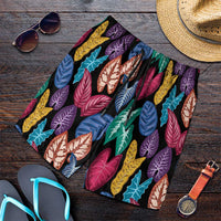 Hawaii Colorful Tropical Leaves Shorts for Men