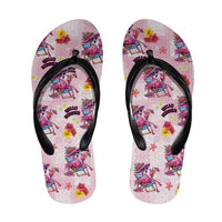 Hawaii Flamingo Hello Summer Flip Flops Hawaiian Quilt Pattern LT9 Pink - Polynesian Pride