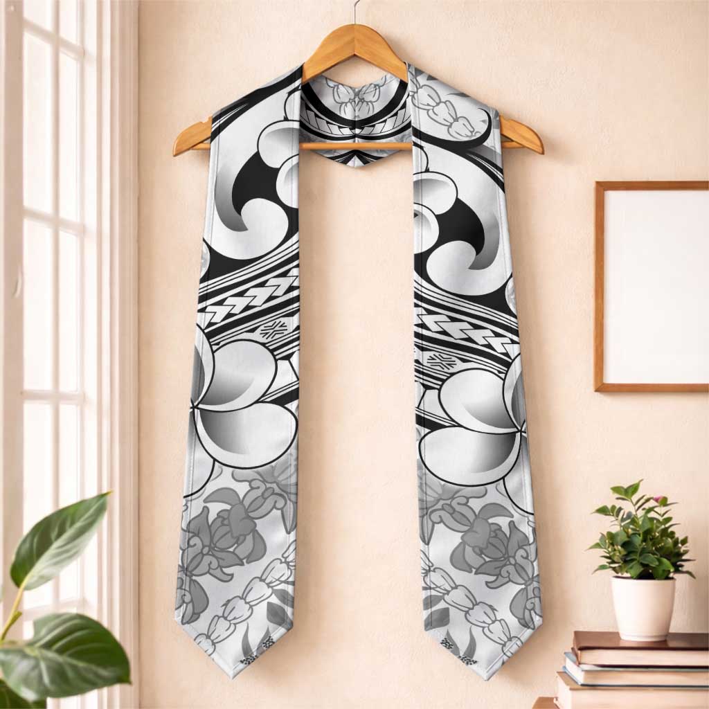 Hawaii Plumeria Lokelani Pikake Lei Graduation Stole Ele'ele Polynesian Tattoo