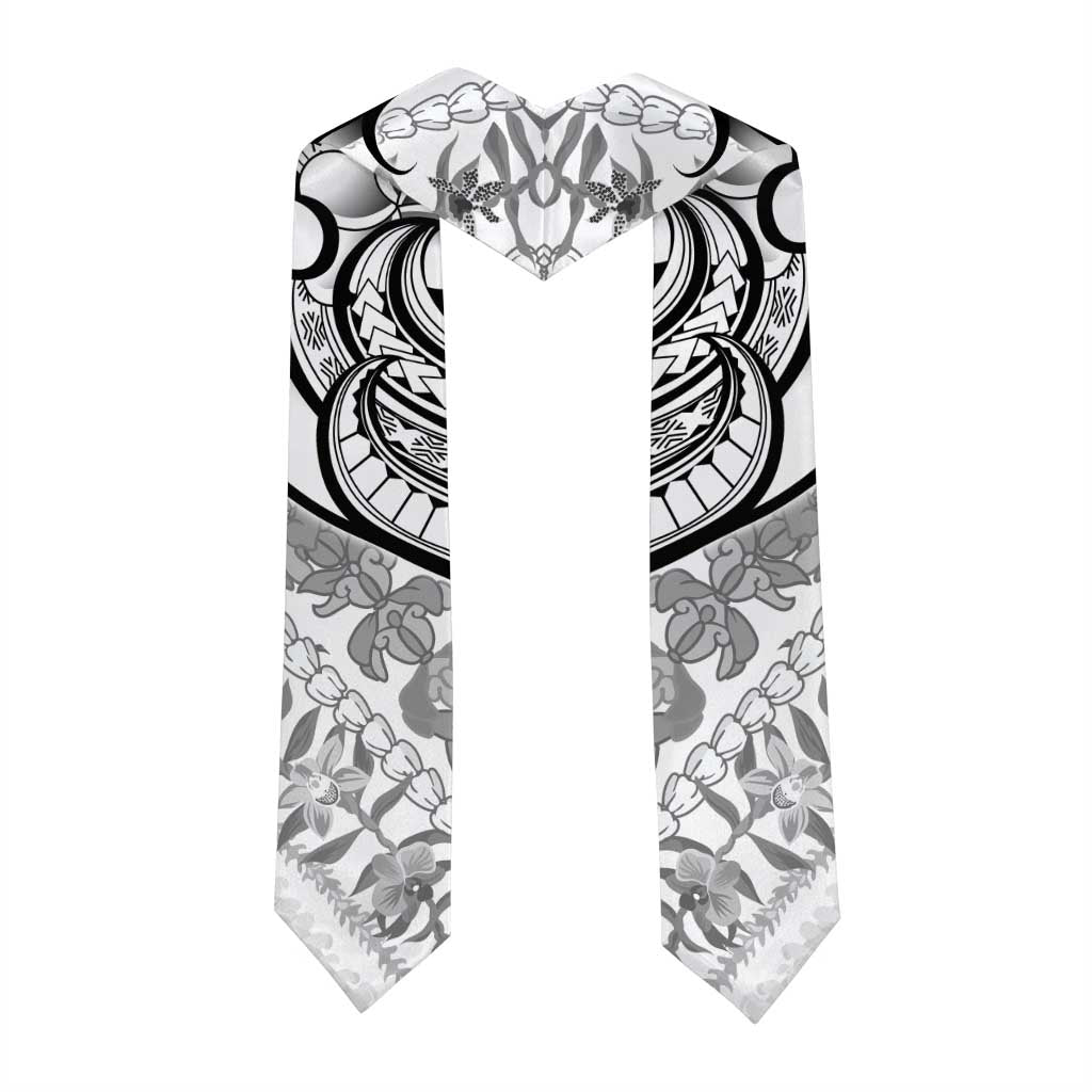 Hawaii Plumeria Lokelani Pikake Lei Graduation Stole Ele'ele Polynesian Tattoo