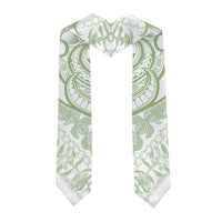 Hawaii Plumeria Lokelani Pikake Lei Graduation Stole Oma'oma'o Polynesian Tattoo