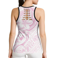 Hawaii Plumeria Lokelani Pikake Lei Hollow Tank Top Poni Mama Polynesian Tattoo LT9 - Polynesian Pride